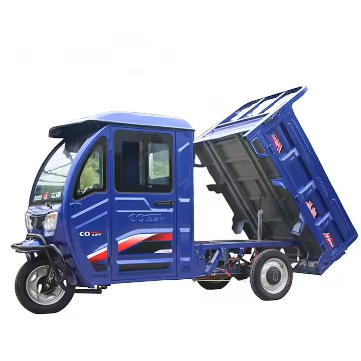 Electric Cargo Tricycle 1.8*1.3m semi-enclosed parts 450 high door core (depth) iron sheet